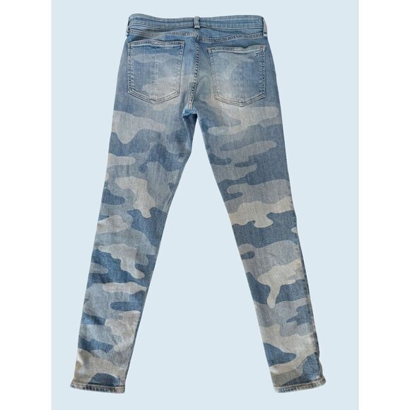 RAG & BONE Cate Mid Rise Ankle Straight Camo Print Jeans Sz 26 - Picture 4 of 8